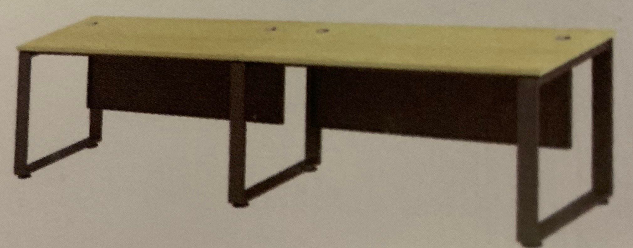 8鈥�ELLIPSE STANDARD TABLE (WITH METAL FRONT PANEL)