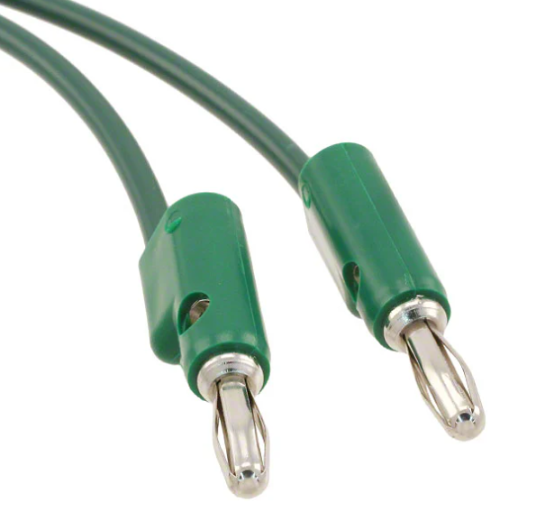 Fluke PATCH EMAL-B-24-5# Allig Clip Patch Cord (green), Mto Bulk