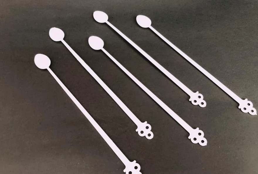 5" Stirrer - White [ 100pcs± ] Disposable Plastic Cutlery