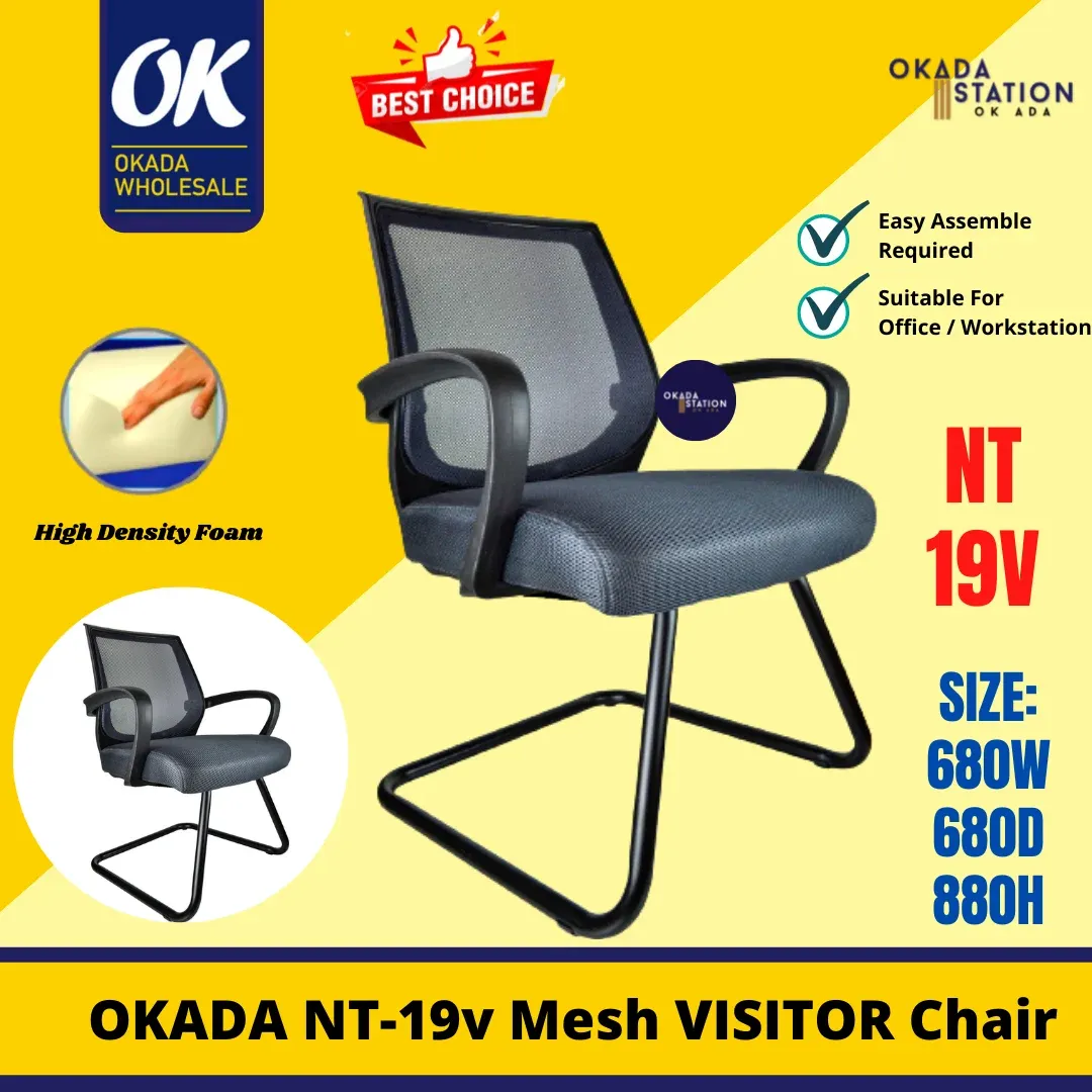 NT-19V VISITOR MESH CHAIR / VISITOR CHAIR / ERGONOMIC CHAIR / ERGONOMIC VISITOR CHAIR / OFFICE CHAIR / CHAIR