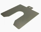 304 Stainless Steel Slotted Shim 1mm & 2mm Pre-Cut Precision Shims Leveling Alignment