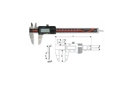 Temo 0-150mm Digital Blade Caliper