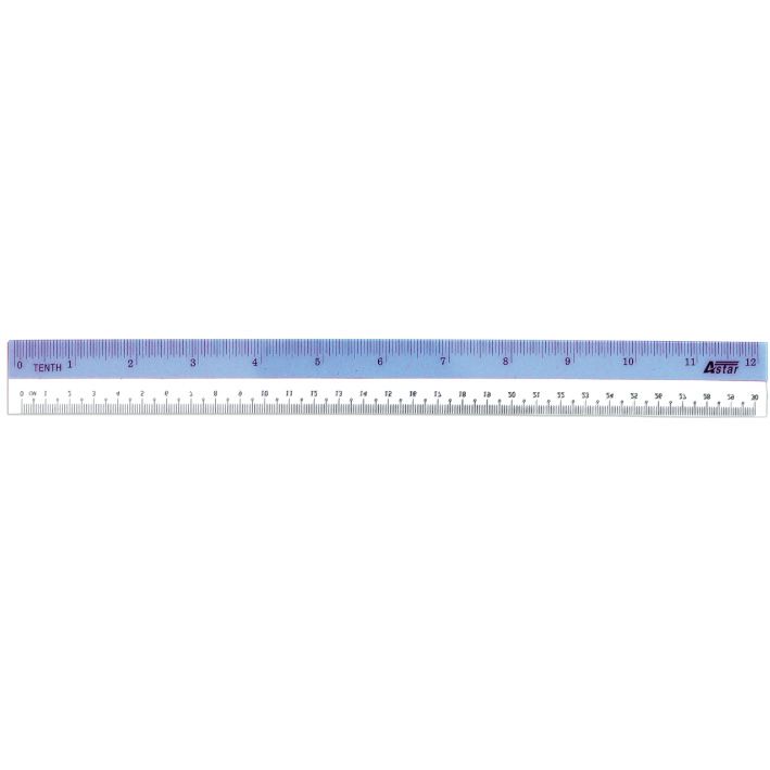 PLASTIC RULER 12 INCH