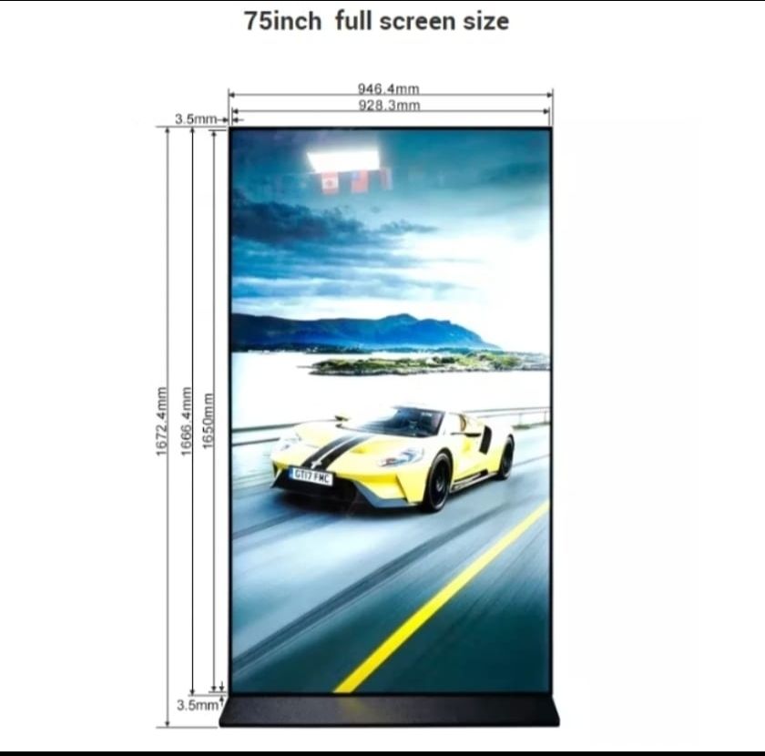 Kiosk High Resolution Kiosk Display Ad Digital Stand Indoor 75 Inch