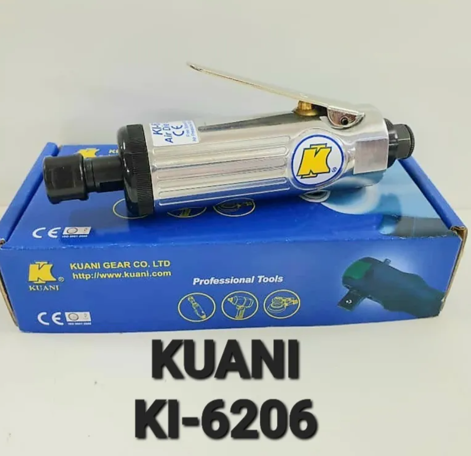 KUANI KI-6206 1/4" HEAVY DUTY AIR DIE GRINDER SET