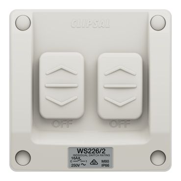 Schneider Electric Kavacha WS226 2G Weather Protected Switch 15A 250V
