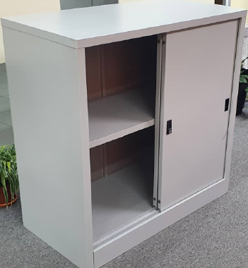 WILLY / GY STEEL Metal half height sliding door cupboard