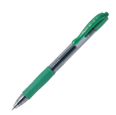 Pilot G2 0.7mm Green