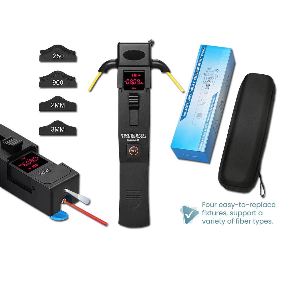 FIBER OPTIC IDENTIFIER LIVE FIBER OPTICAL IDENTIFIER WITH BUILT IN 10MW VFL 800-1700NM