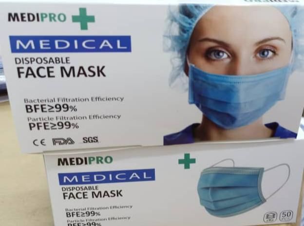 SURGICAL & MEDICAL FACE MASK 3PLY EARLOOP (Premium Quality)