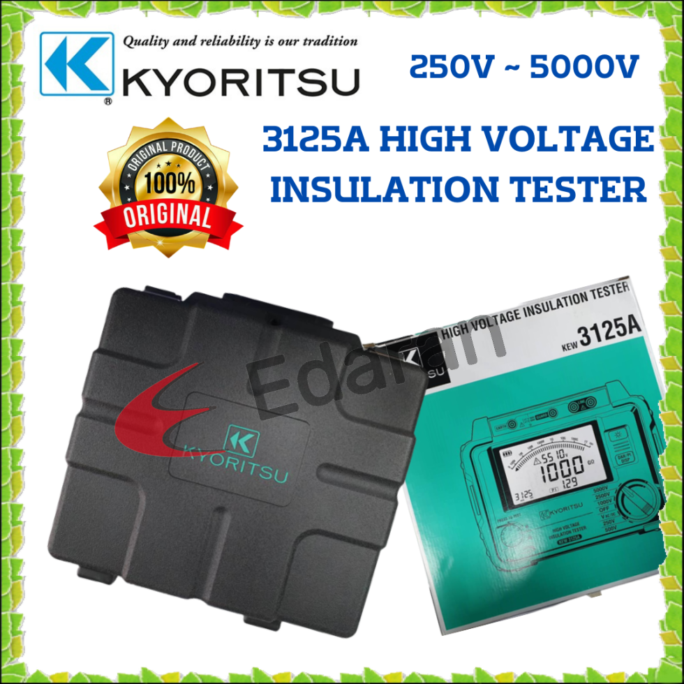 KYORITSU 3125A HIGH VOLTAGE INSULATION TESTERS