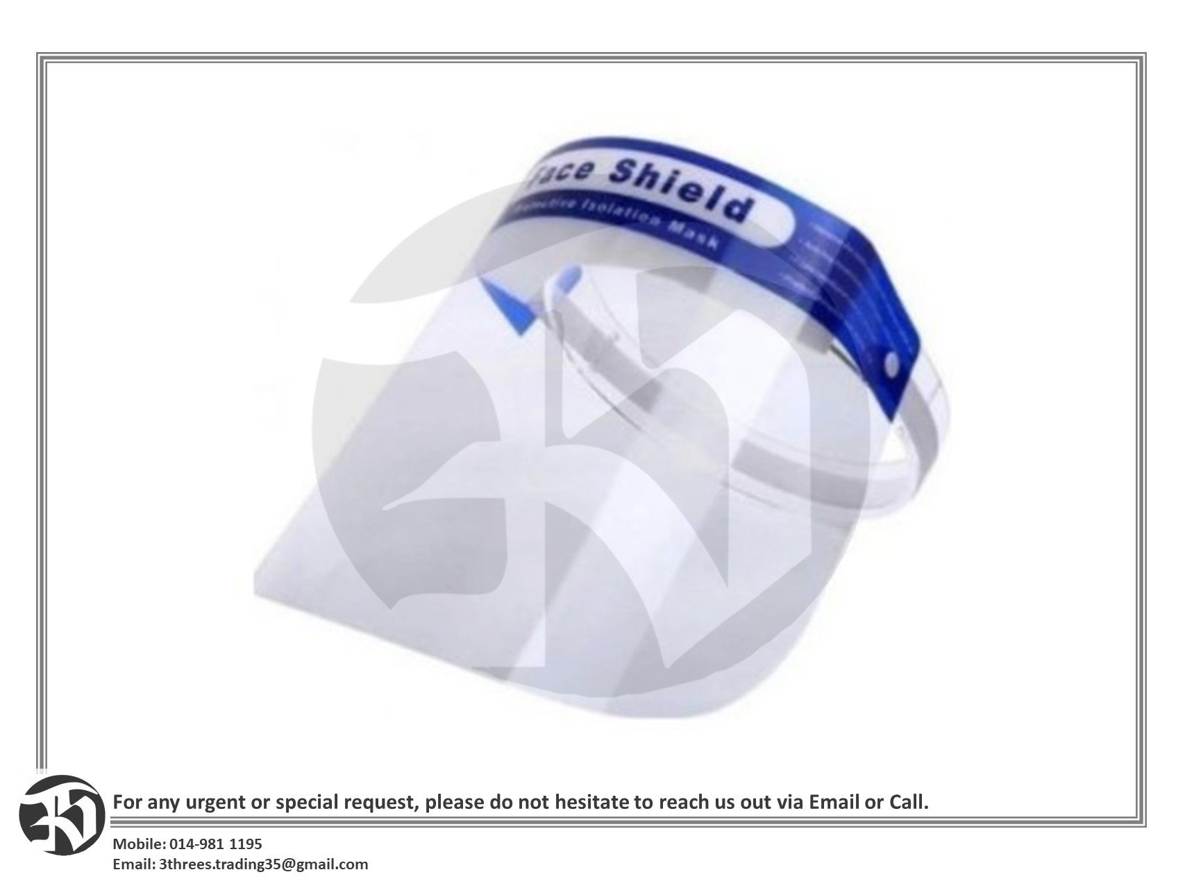 SSST Face Shield Sponge