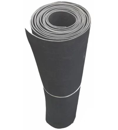 Black Rubber Sheet With Cotton Inside