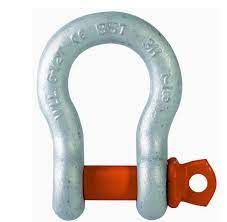 BST Korea *BST 5/8'' (WLL 3.25 TON) HG6209 BOW SCREW PIN SHACKLE ANCHOR SHACKLE WITH COLLAR SCREW PIN