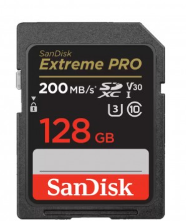 SanDisk 128GB Extreme PRO UHS-I SDXC Memory Card