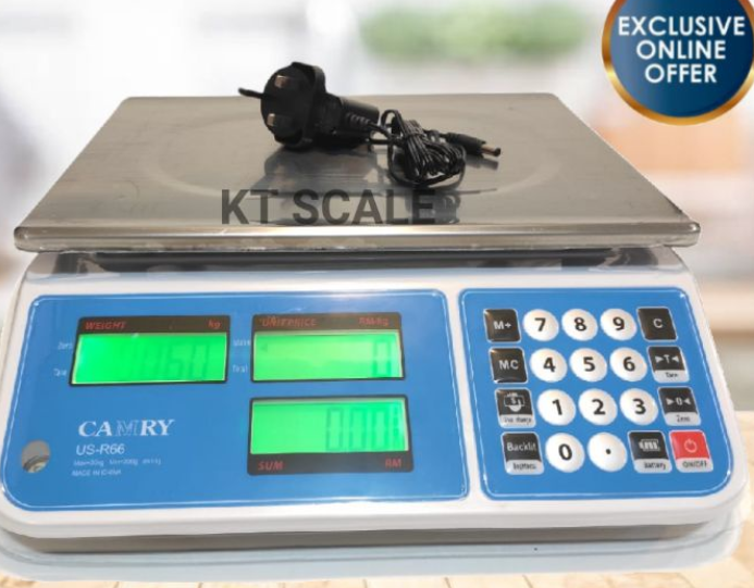CAMRY DIGITAL SCALE 30KG