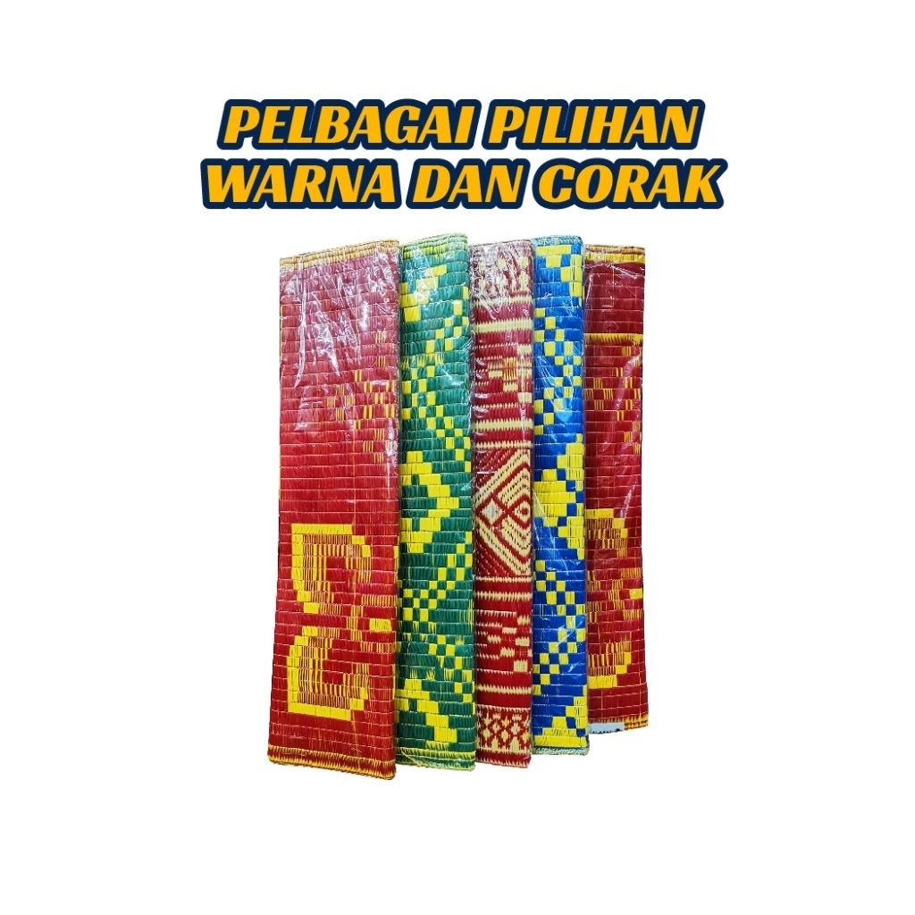 Tikar Plastik Lipat Tradisional