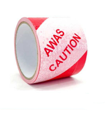 ROLL ZEBRA WARNING CAUTION TAPE / AWAS TAPE - 2" X 50METER , 3" X 50 METER