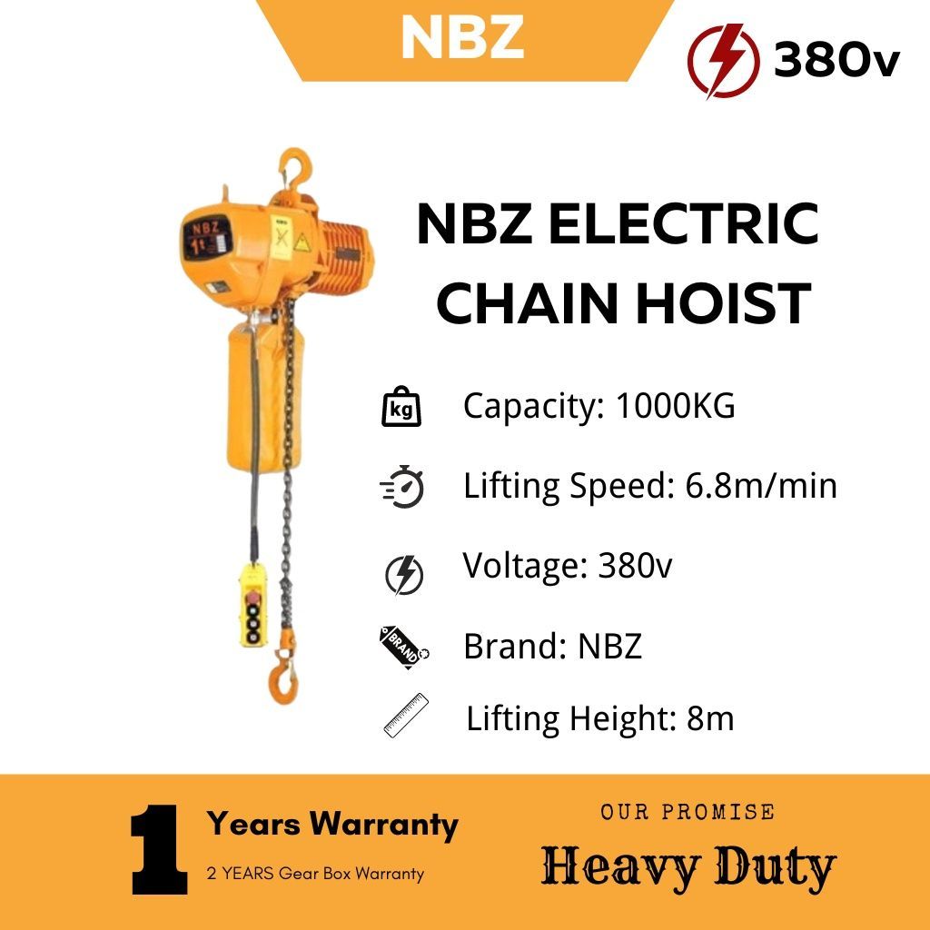 OEM Heavy Duty Electric Chain Hoist crane 1000kg