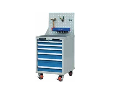 Temo 564*572*970mm Roller Cabinet with Tool Panels - Double Slides