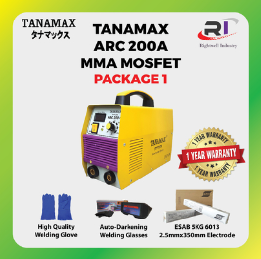 RIGHTWELL TANAMAX ARC 200 MMA (MOSFET INVERTER)