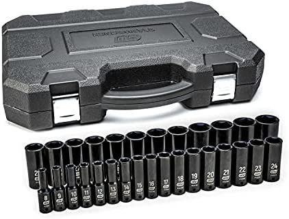 Gear Wrench *Gear Wrench 84935N 29 Piece 6 Point Metric Deep Impact Socket Set