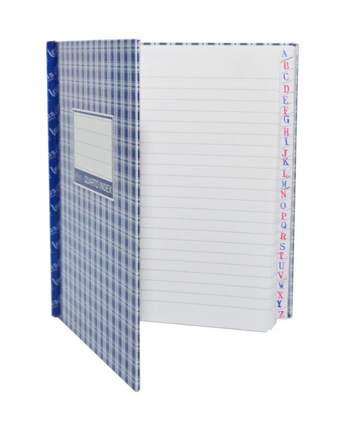 Hard Cover Quarto Index 200 sheets