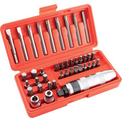 Kennedy 1/2" Square Drive 40pc Impact Screw Driver Set