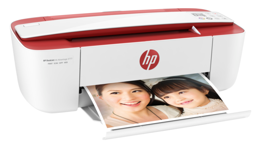 Genuine Malaysia HP Warranty - HP DESKJET INK ADVANTAGE 3777 AIO (CARDINAL RED) PRINTER