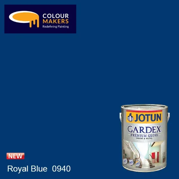 JOTUN Metal & Wood Paint 5L (Gloss - 0940 Royal Blue)