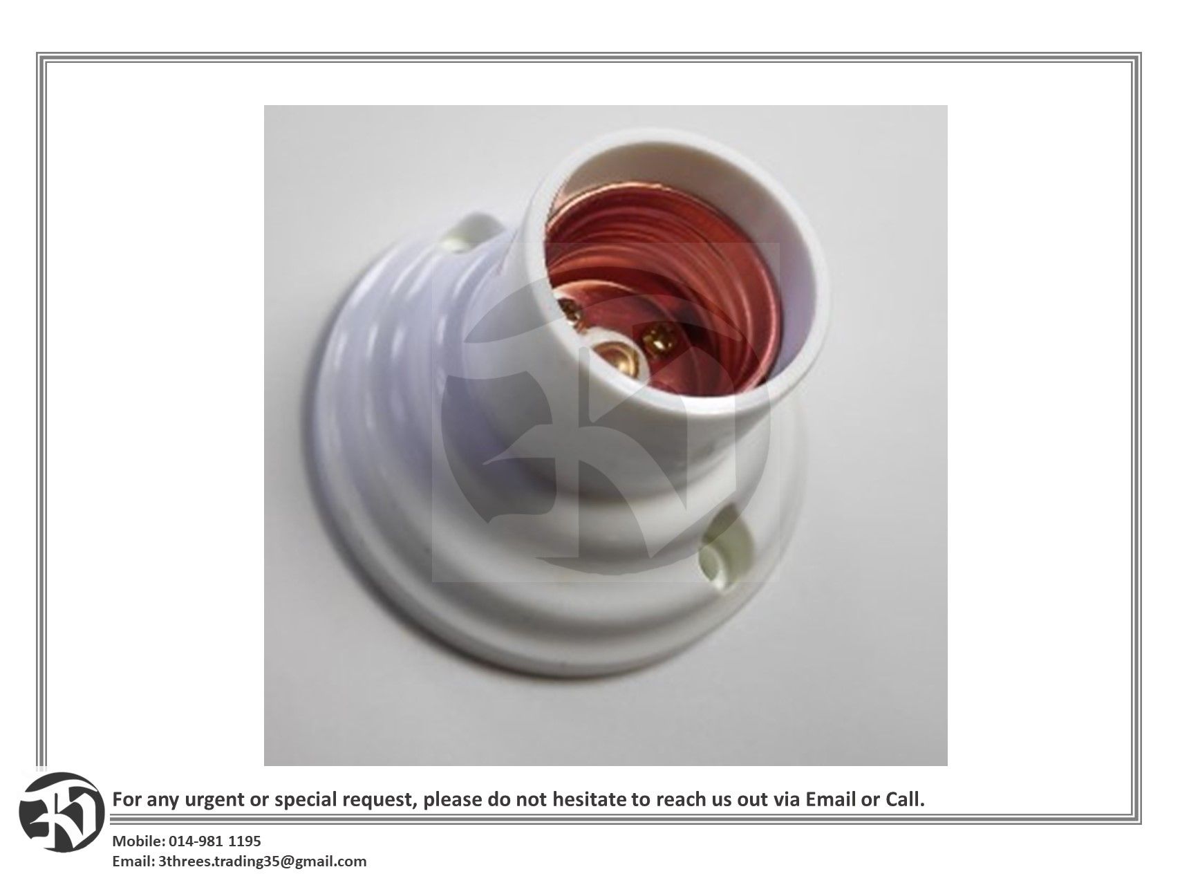 Lamp Holder Screw Type