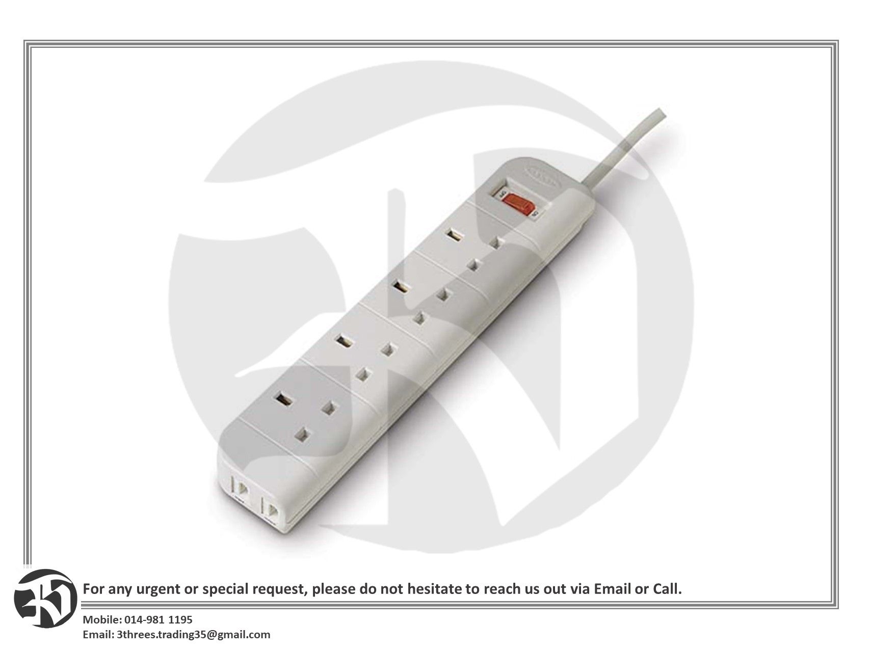 Belkin F9E410sa2M economy series 4-socket surge protector