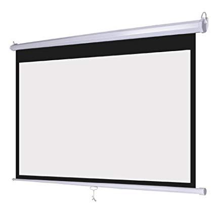 MANUAL PROJECTOR WALL SCREEN