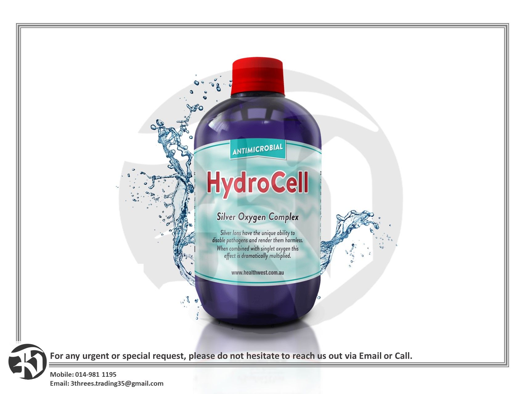 Hydrocell (Silver Oxygen Complex) 500ml