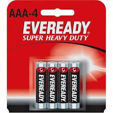 Eveready Super Heavy Duty Battery AAA Pack Of 4