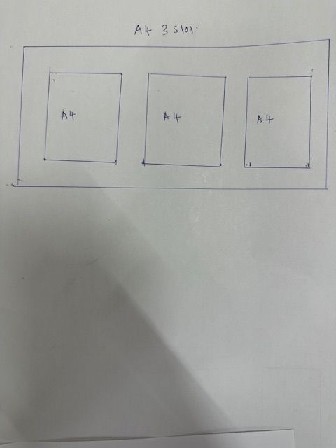 Acrylic Board A4 3 Slot