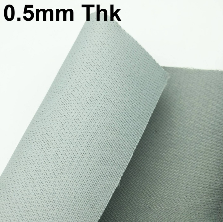 SILICONE COATED FIBERGLASS FABRIC BLANKETS 0.5MM THICK SINGLE OR DOUBLE SIDED COATING