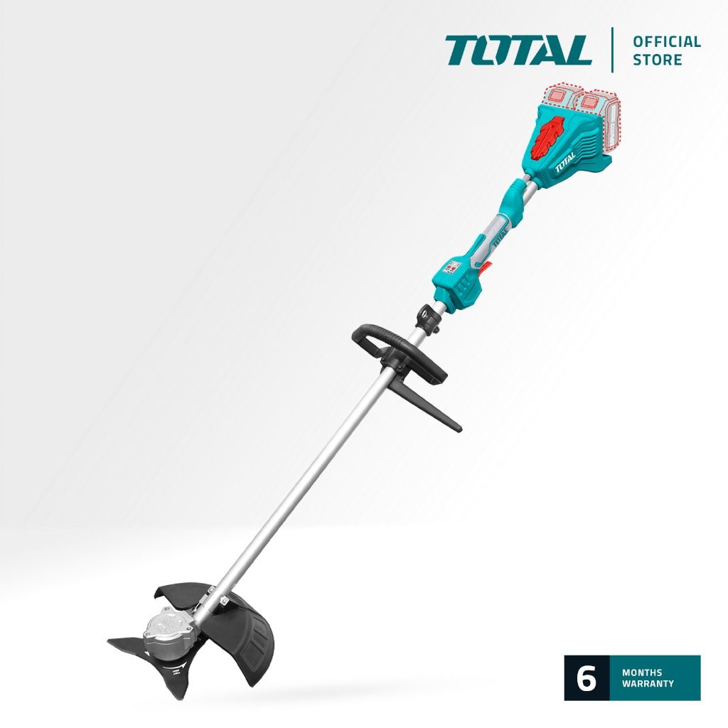 TOTAL LI-ION STRING TRIMMER & BRUSH CUTTER (20V) WITH BRUSHLESS MOTOR + 4.0AH BATTERY (2 PCS) + CHARGER P20S TSTLI200285