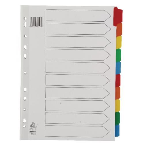 A4 COLOUR DIVIDER (10 COLOUR)