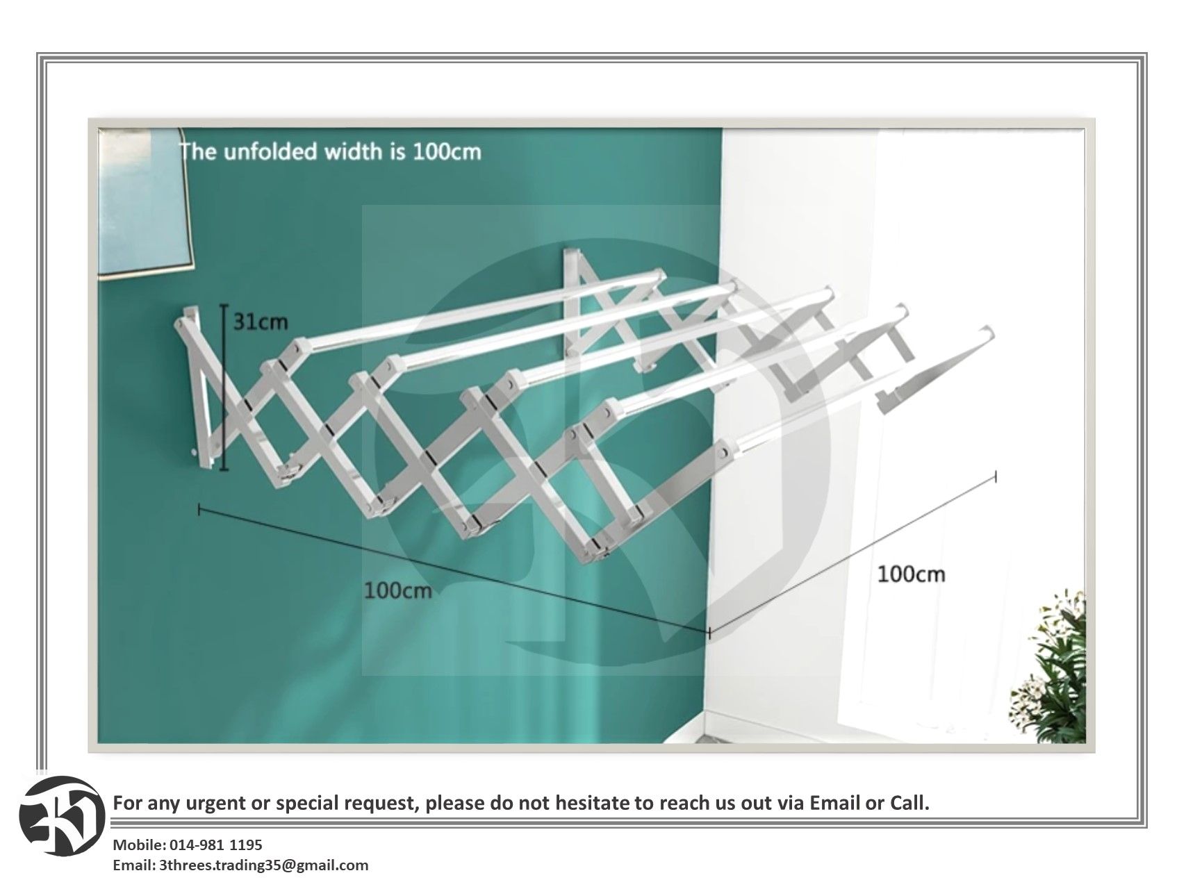 Wall Mounted Drying Rack