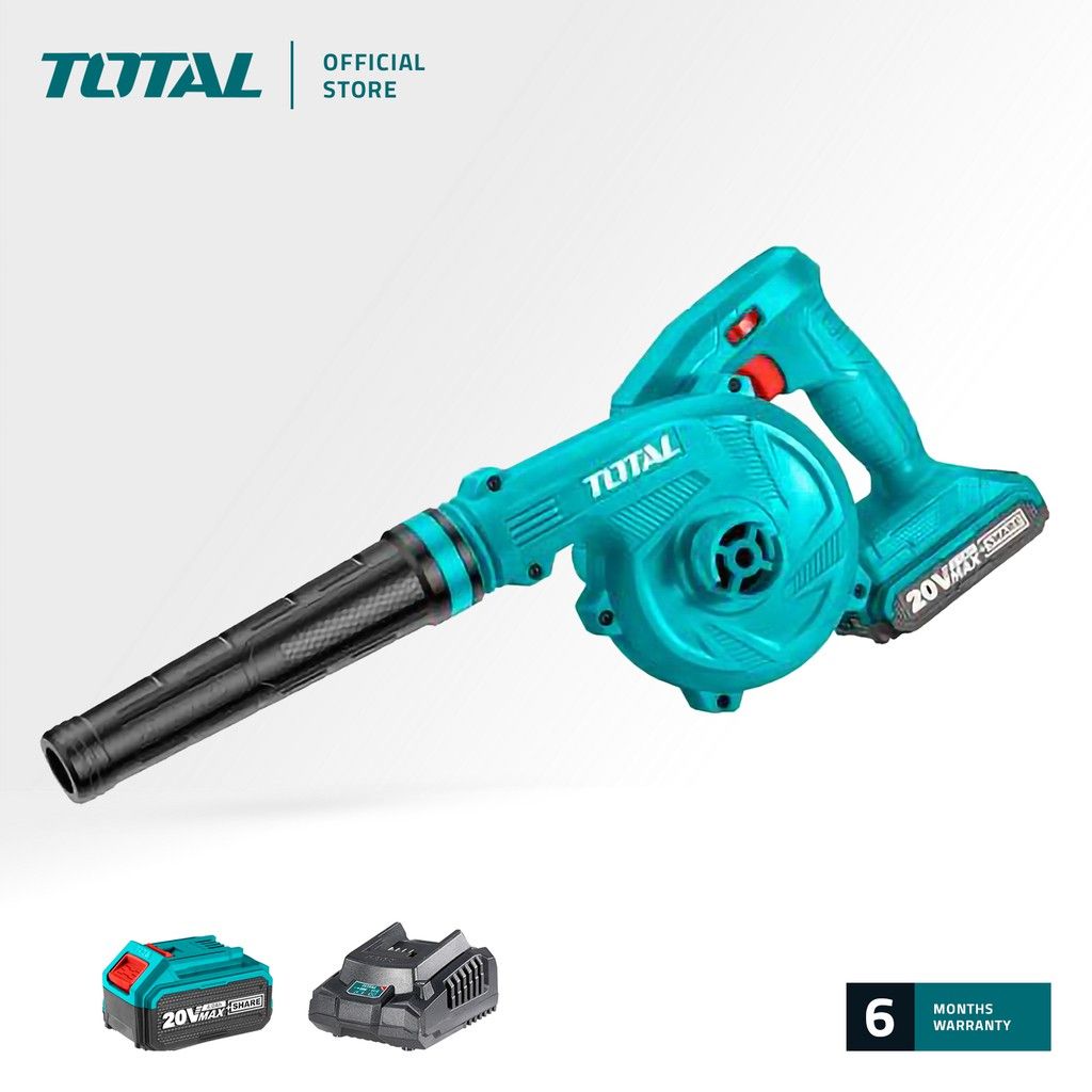 TOTAL TABLI200181 LI-ION BLOWER (PACKAGE COMES WITH 1 PC 20V 2.0AH BATTERY 1 PC FAST INTELLIGENT CHARGER)