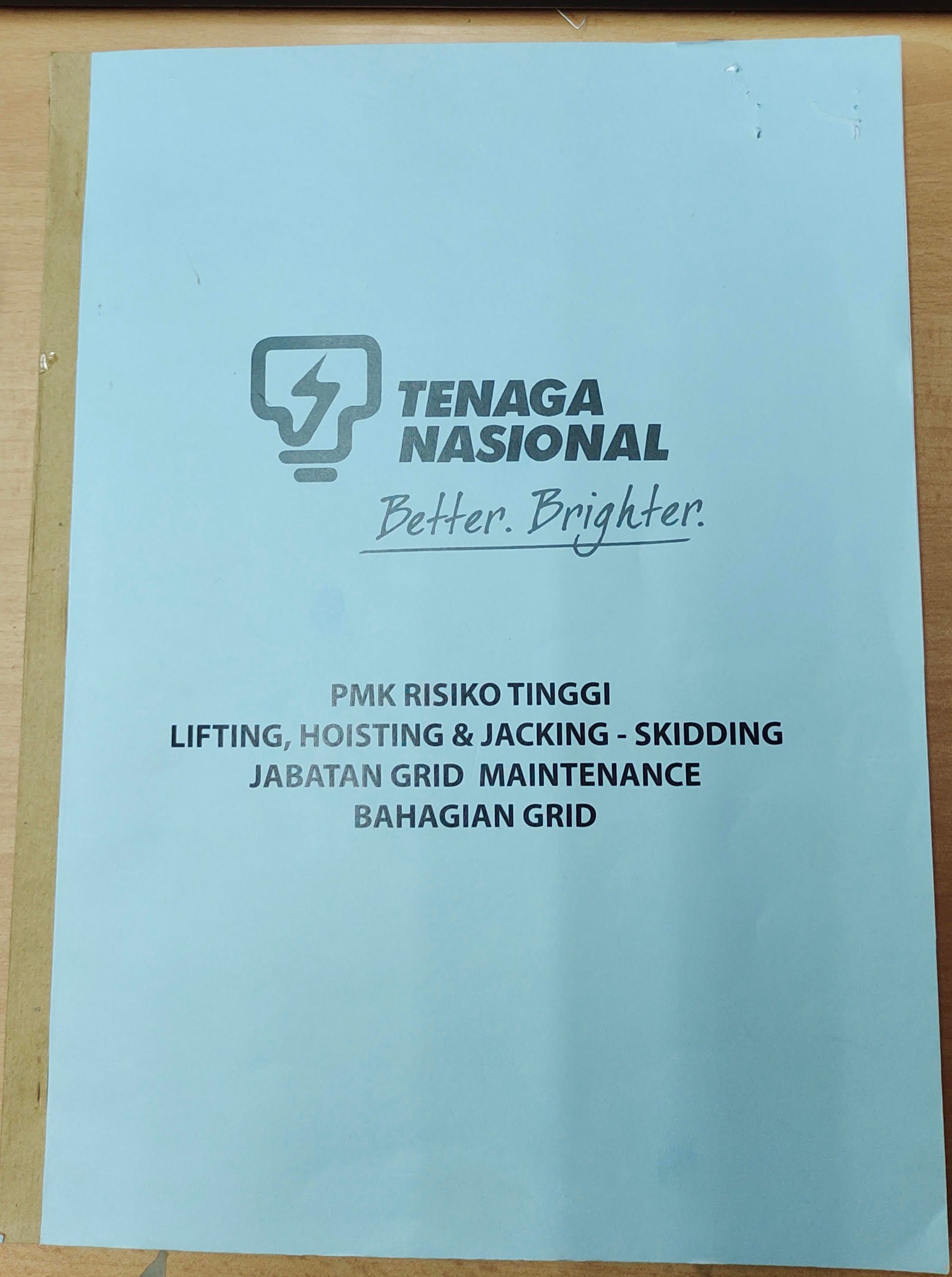 Lifting,Hoisting & Jacking-Skidding Appendix 4 (Buku Permit PMK Risiko Tinggi)