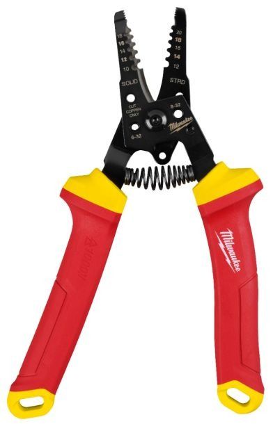 MILWAUKEE 1000V Insulated 10-20 AWG Wire Stripper & Cutter