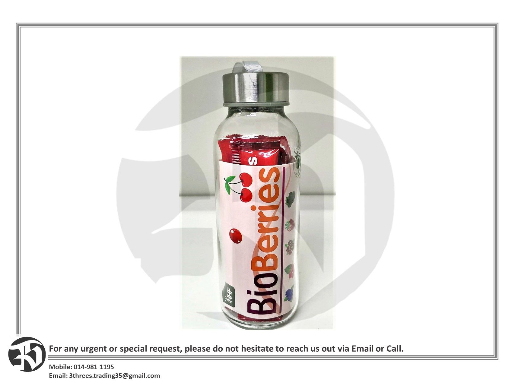 NHF Bio Berries 6g X 7 Scht With Shaker