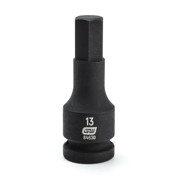 GEARWRENCH 1/2" Drive Hex Bit Impact Socket, 13mm - 84630