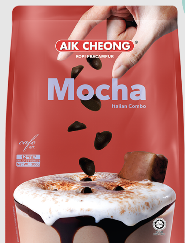 Aik Cheong Cafe Art 3 In 1 Mocha - 12 x25g