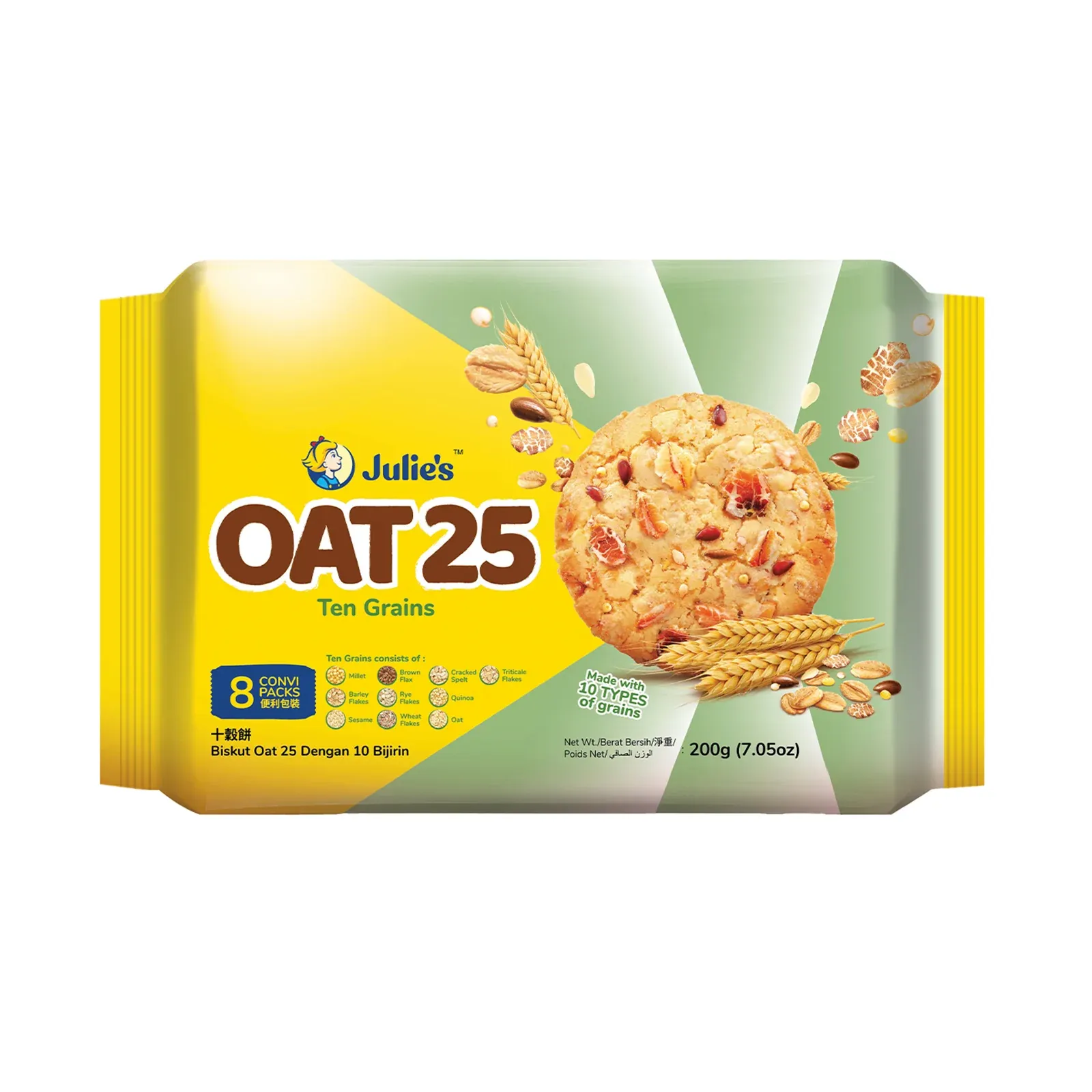 Julie’s Oat 25 Ten Grains 200g X 24 PACKS