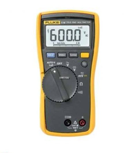 FLUKE 114 DIGITAL MULTIMETER 600V AC with LED BACK LIGHT