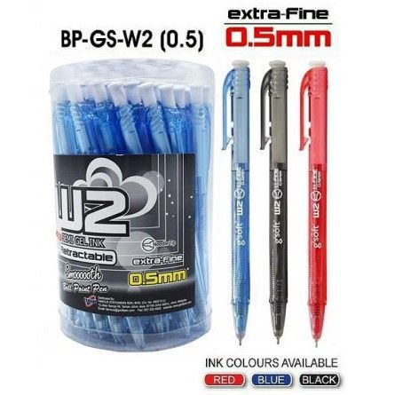 G' Soft W2 Ball Pen 0.5mm/0.7mm 25pcs
