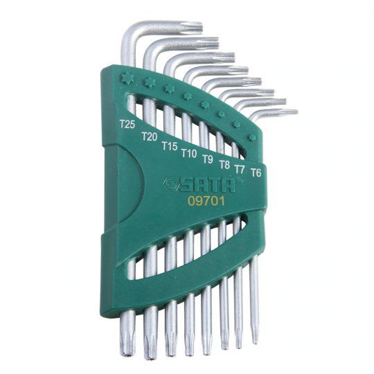 Sata 8PC TORX® HEX KEY SET (TAMPER-PROOF)